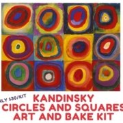 Kandinsky Circles and Squares Art and Bake Kit