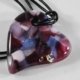 Colorful Fused Heart Pendants Class